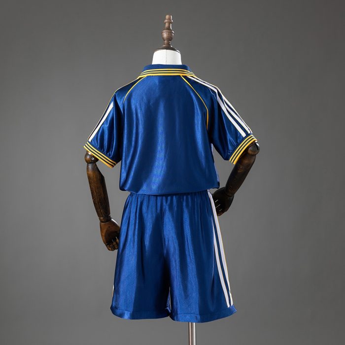 Real Madrid 98/00 Third Away Retro Kids Kit Jersey - 图片 2