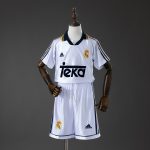 Real Madrid 98/00 Home Retro Kids Kit Jersey