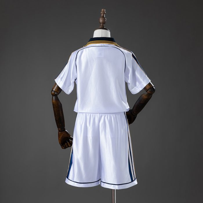 Real Madrid 98/00 Home Retro Kids Kit Jersey - 图片 2
