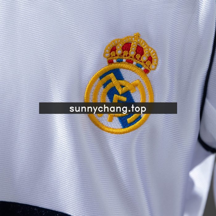 Real Madrid 98/00 Home Retro Kids Kit Jersey - 图片 7