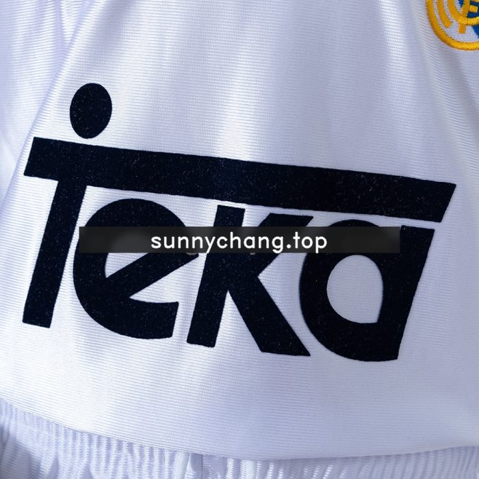 Real Madrid 98/00 Home Retro Kids Kit Jersey - 图片 8