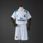 Real Madrid 17/18 Home Retro Kids Kit Jersey