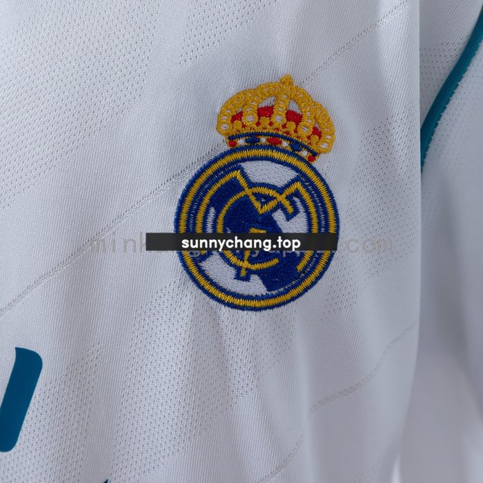 Real Madrid 17/18 Home Retro Kids Kit Jersey - 图片 7