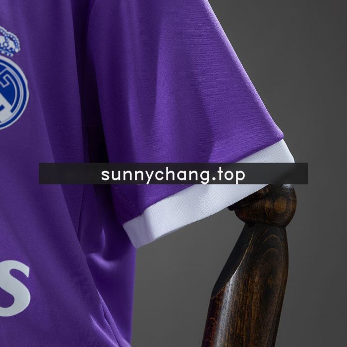 Real Madrid 16/17 Away Retro Kids Kit Jersey - 图片 5