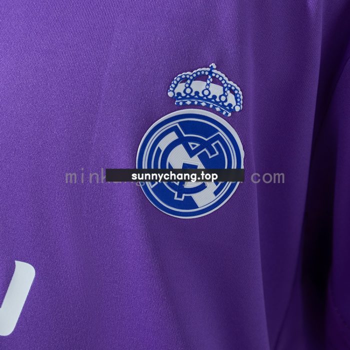 Real Madrid 16/17 Away Retro Kids Kit Jersey - 图片 7