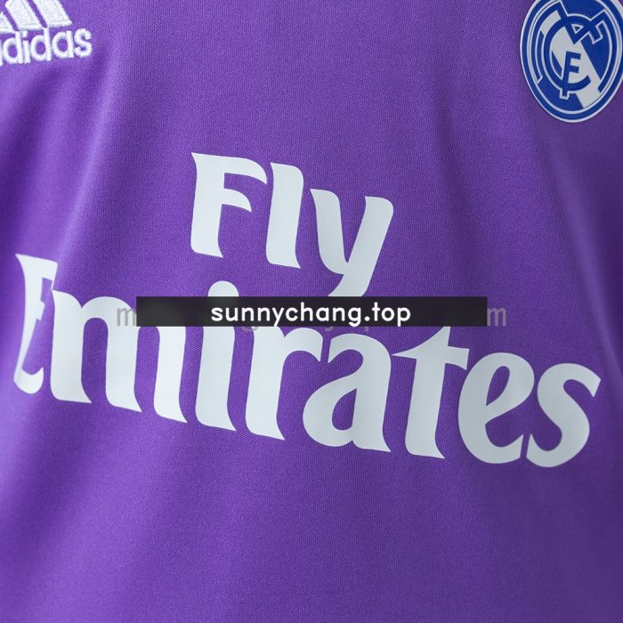 Real Madrid 16/17 Away Retro Kids Kit Jersey - 图片 8