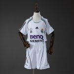 Real Madrid 06/07 Home Retro Kids Kit Jersey