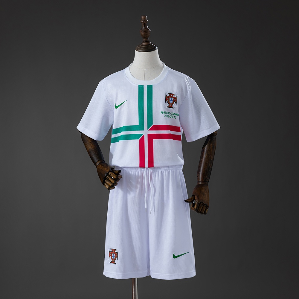 JER-10299_1 Portugal 2012 Away Retro Kids Kit Jersey - 图片 1