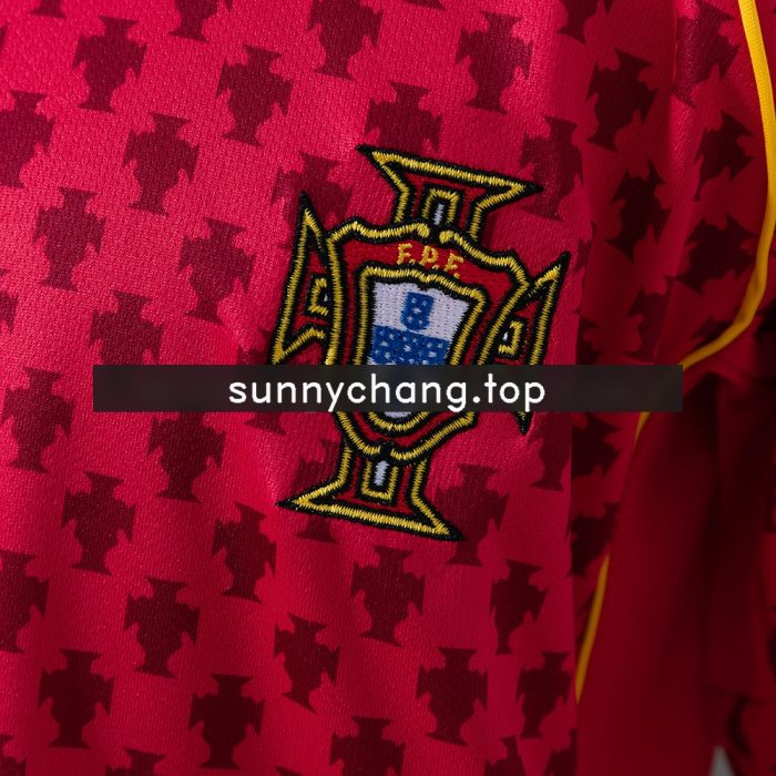 Portugal 2004 Home Retro Kids Kit Jersey - 图片 7
