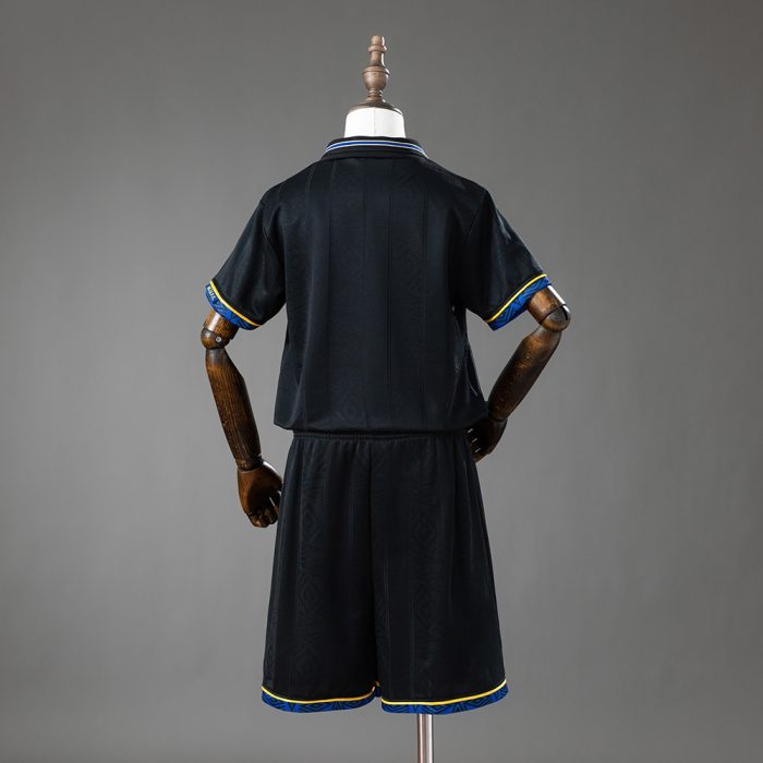M-U 93/94 Away Retro Kids Kit Jersey - 图片 2