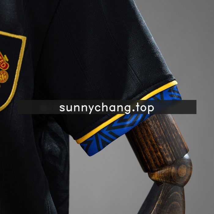 M-U 93/94 Away Retro Kids Kit Jersey - 图片 5