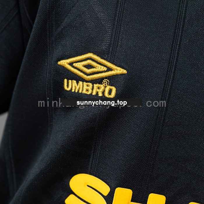 M-U 93/94 Away Retro Kids Kit Jersey - 图片 6