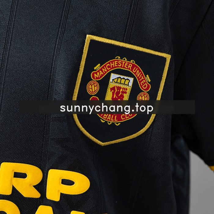 M-U 93/94 Away Retro Kids Kit Jersey - 图片 7