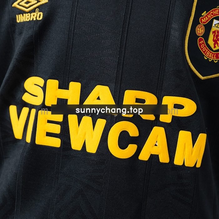 M-U 93/94 Away Retro Kids Kit Jersey - 图片 8