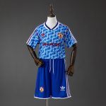 M-U 90/92 Away Retro Kids Kit Jersey