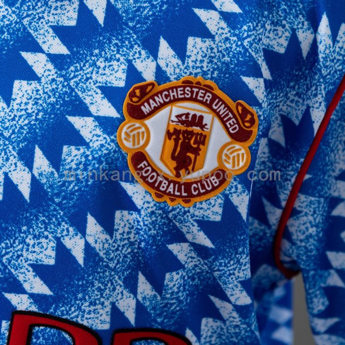 M-U 90/92 Away Retro Kids Kit Jersey - 图片 7
