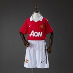 M-U 10/11 Home Retro Kids Kit Jersey