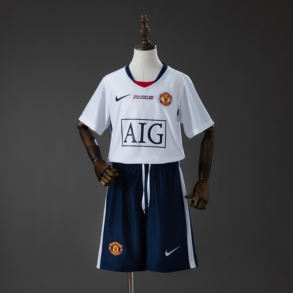 JER-10307_1 M-U 08/09 Away Retro Kids Kit Jersey - 图片 1