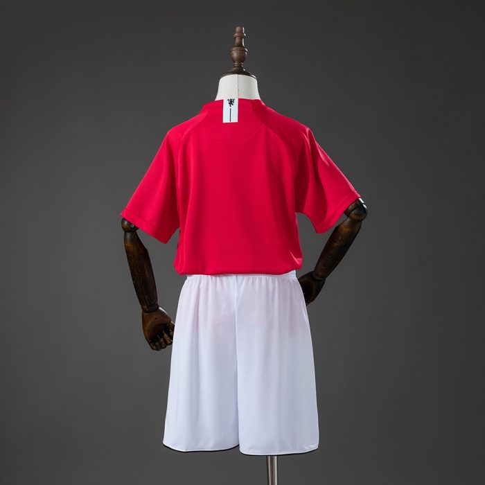 M-U 07/08 Home Retro Kids Kit Jersey - 图片 2