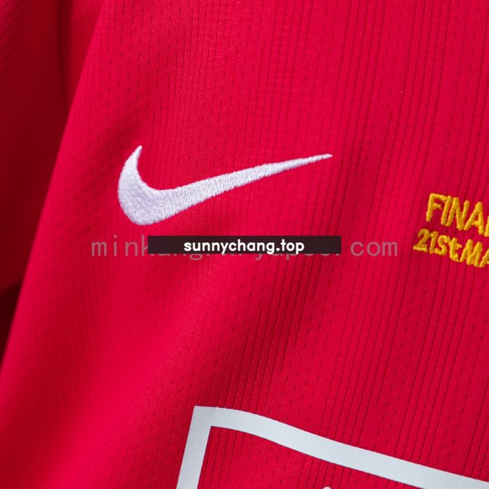 M-U 07/08 Home Retro Kids Kit Jersey - 图片 6