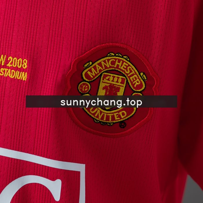 M-U 07/08 Home Retro Kids Kit Jersey - 图片 7