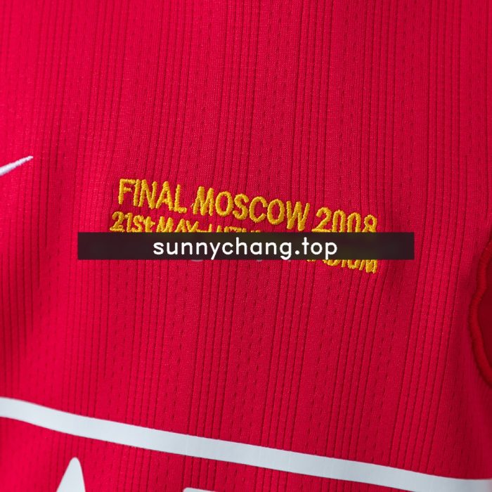 M-U 07/08 Home Retro Kids Kit Jersey - 图片 8
