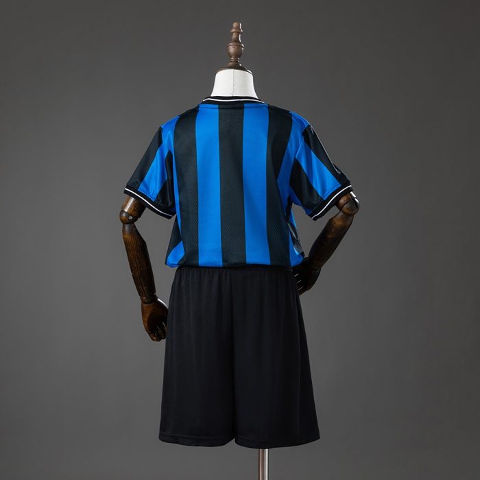 Inter Milan 09/10 Home Retro Kids Kit Jersey - 图片 2