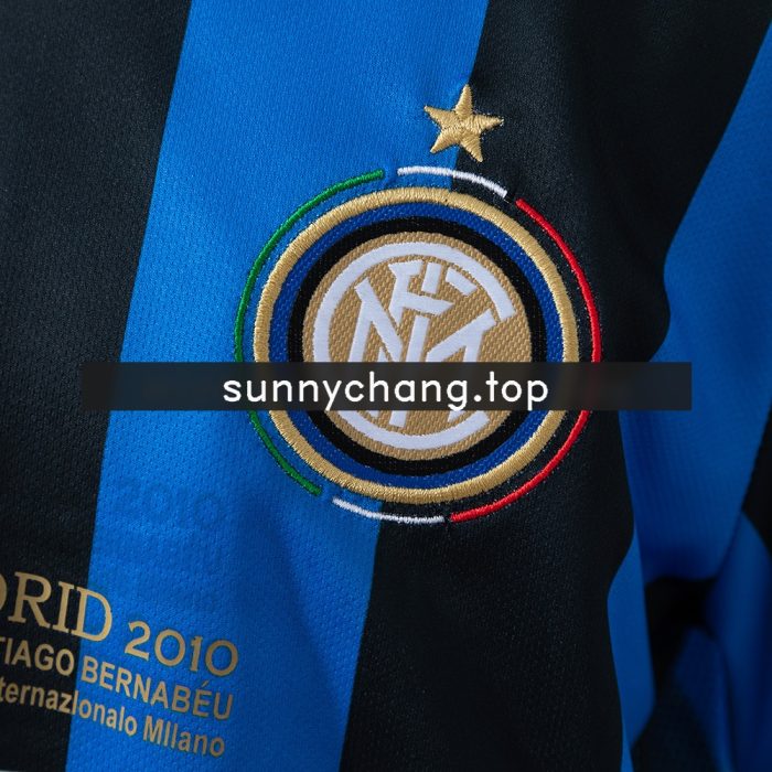 Inter Milan 09/10 Home Retro Kids Kit Jersey - 图片 7