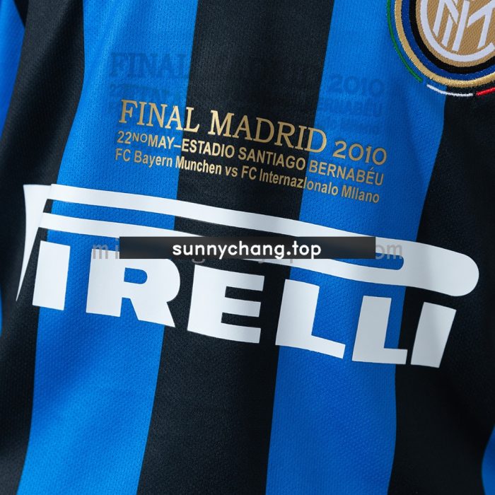 Inter Milan 09/10 Home Retro Kids Kit Jersey - 图片 8