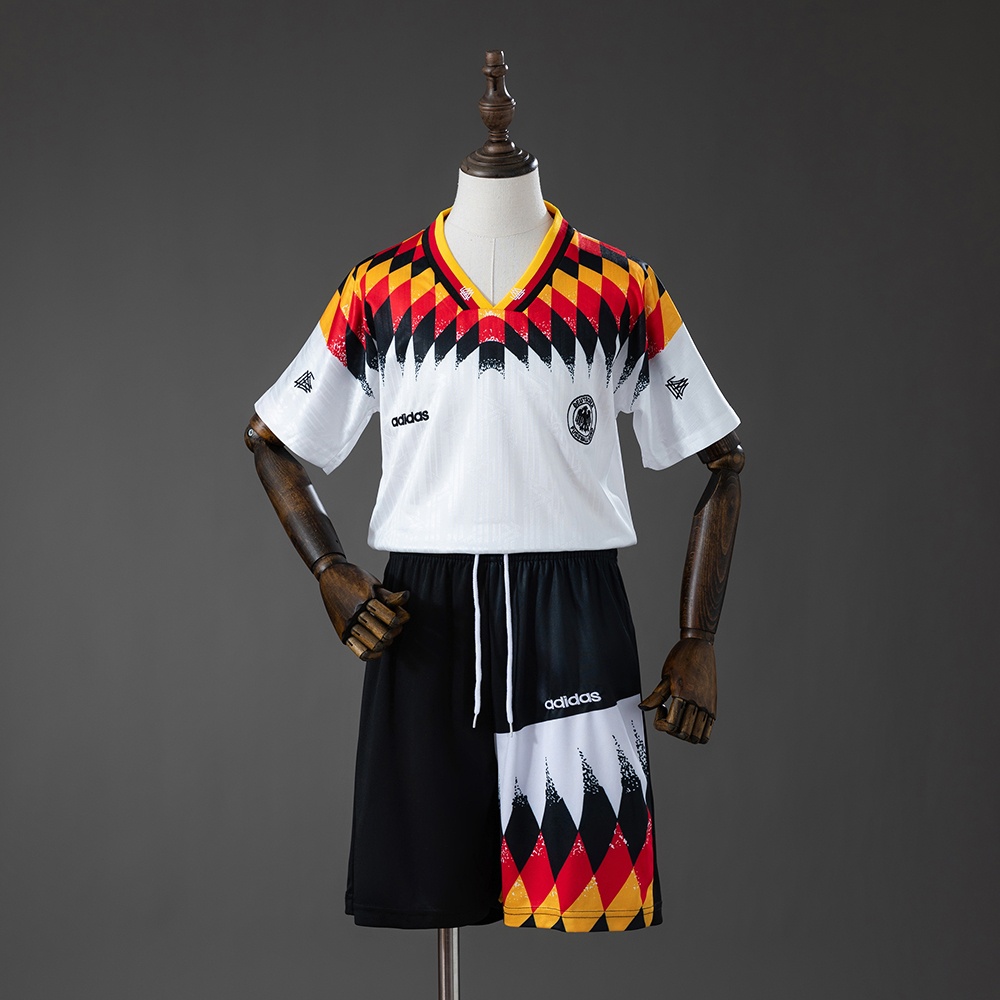 JER-10313_1 Germany 1994 Home Retro Kids Kit Jersey - 图片 1