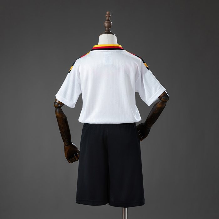 Germany 1994 Home Retro Kids Kit Jersey - 图片 2
