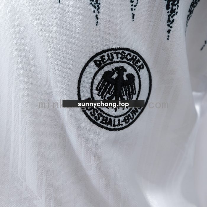 Germany 1994 Home Retro Kids Kit Jersey - 图片 7