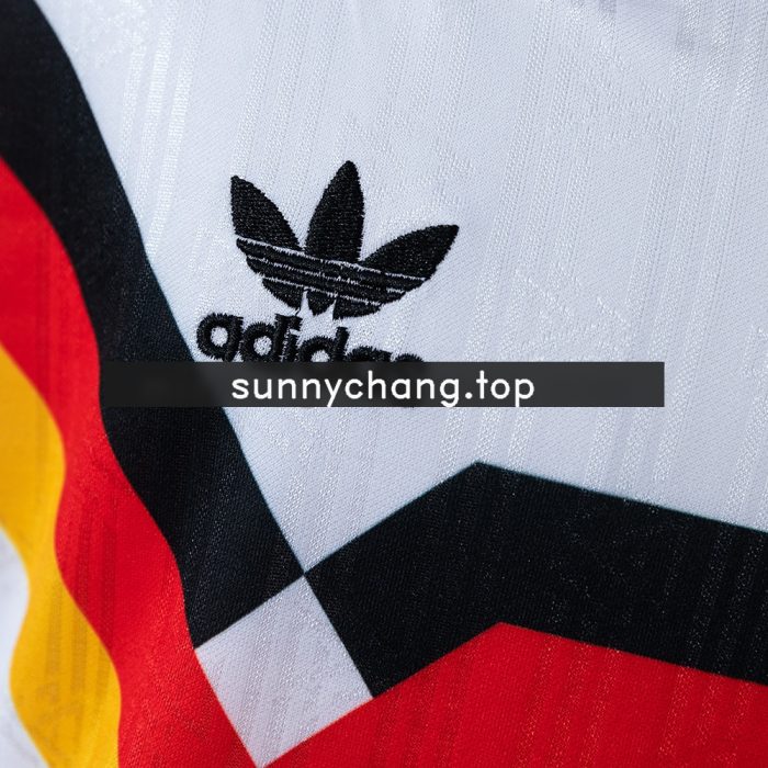 Germany 1990 Home Retro Kids Kit Jersey - 图片 6