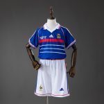 France 1998 Home Retro Kids Kit Jersey
