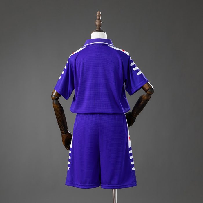 Fiorentina 98/99 Home Retro Kids Kit Jersey - 图片 2