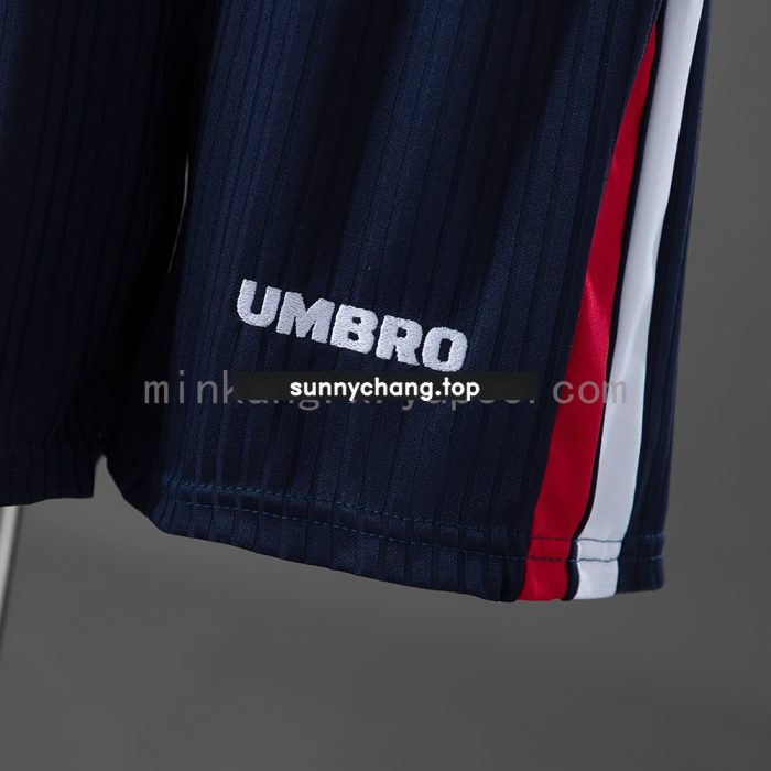 England 1998 Home Retro Kids Kit Jersey - 图片 3