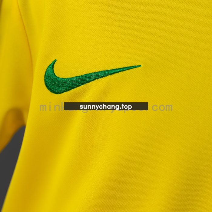 Brazil 1998 Home Retro Kids Kit Jersey - 图片 6
