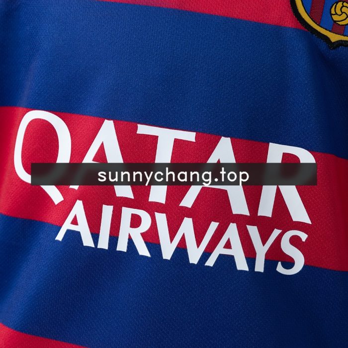 Barcelona 15/16 Home Retro Kids Kit Jersey - 图片 8