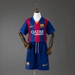 Barcelona 14/15 Home Retro Kids Kit Jersey