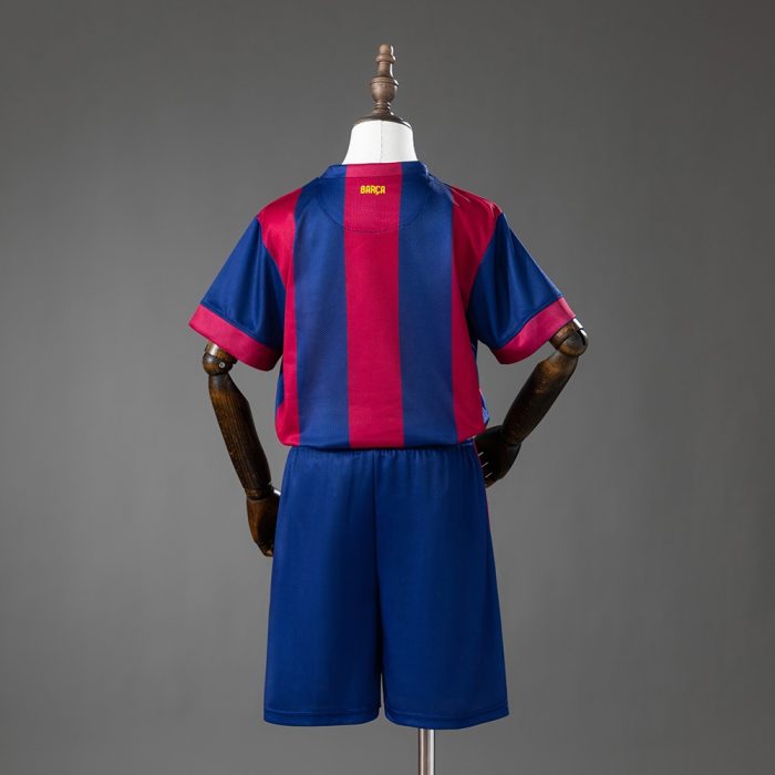 Barcelona 14/15 Home Retro Kids Kit Jersey - 图片 2