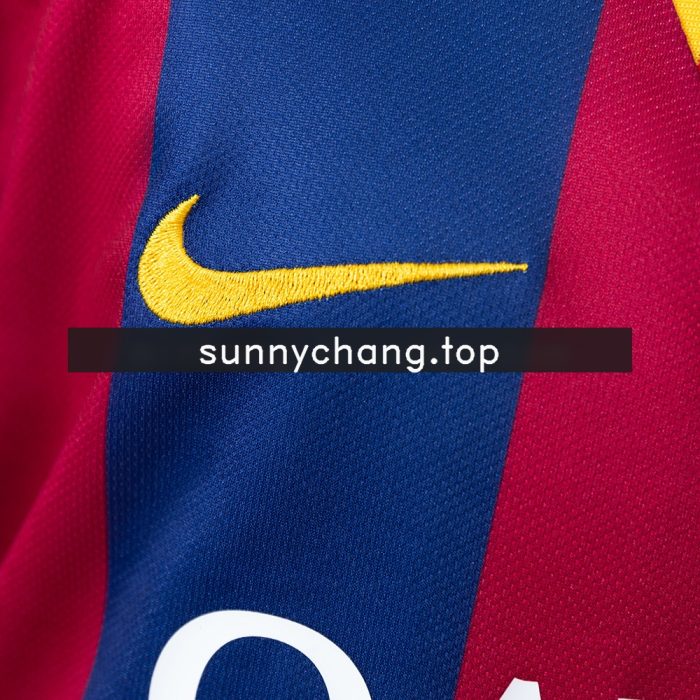 Barcelona 14/15 Home Retro Kids Kit Jersey - 图片 6