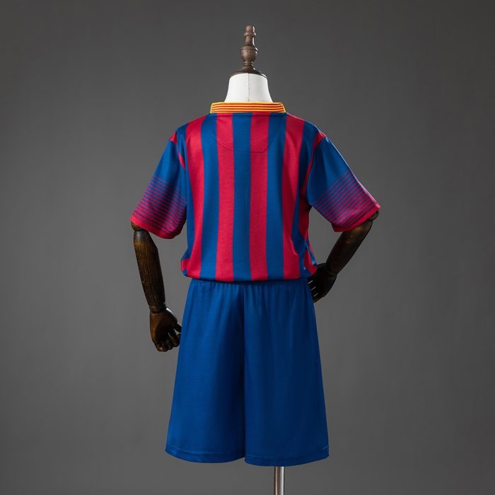 Barcelona 13/14 Home Retro Kids Kit Jersey - 图片 2