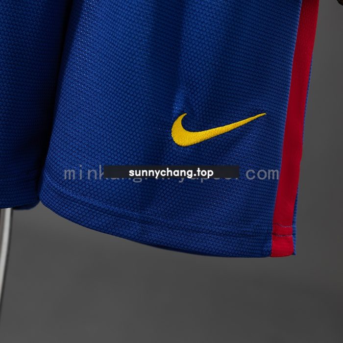 Barcelona 12/13 Home Retro Kids Kit Jersey - 图片 3