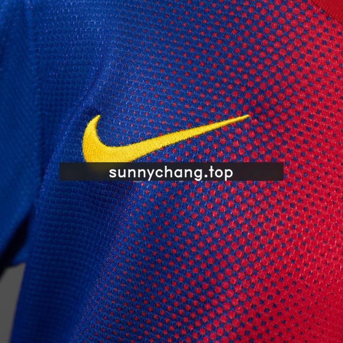 Barcelona 12/13 Home Retro Kids Kit Jersey - 图片 6