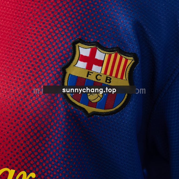 Barcelona 12/13 Home Retro Kids Kit Jersey - 图片 7