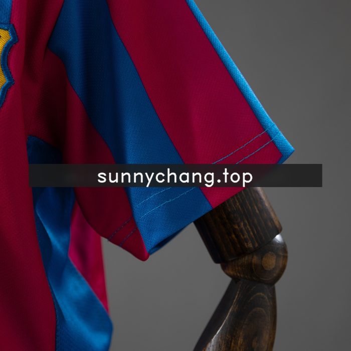 Barcelona 05/06 Home Retro Kids Kit Jersey - 图片 5