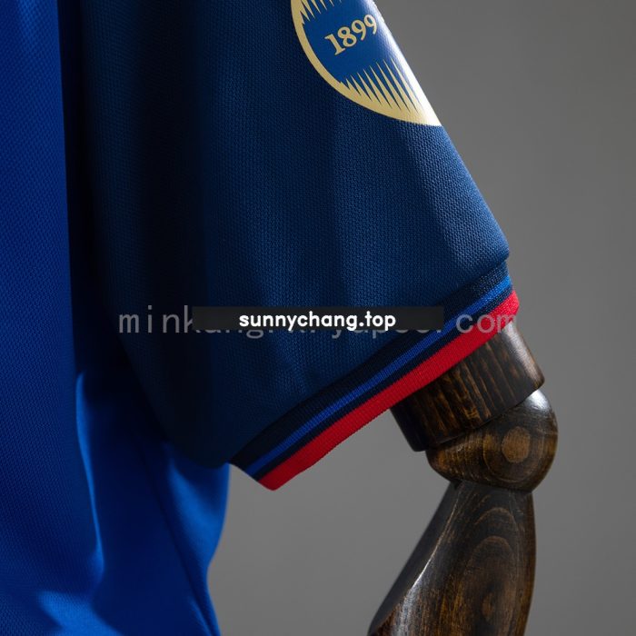 Barcelona 100th Anniversary Retro Kids Kit Jersey - 图片 5