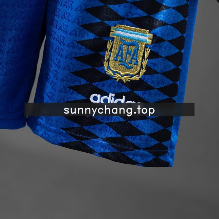 Argentina 1994 Away Retro Kids Kit Jersey - 图片 3