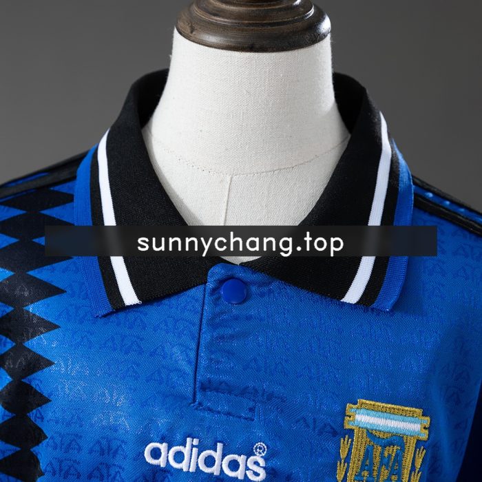 Argentina 1994 Away Retro Kids Kit Jersey - 图片 8