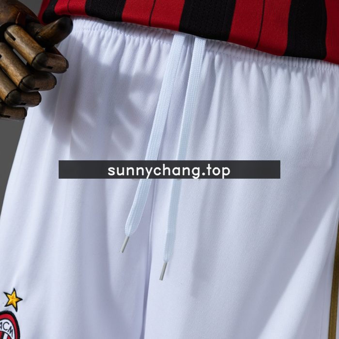 AC Milan 13/14 Home Retro Kids Kit Jersey - 图片 4